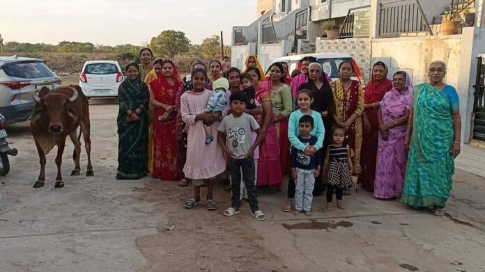 દીકરીના તેડા સમયે અચાનક આવી પહોંચી ગાય